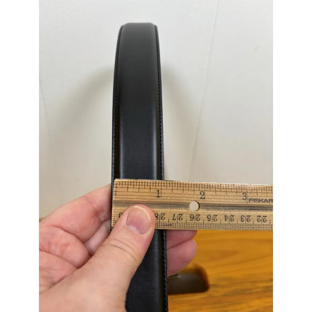 Original‎ Penguin Men's Size 34 Black Bonded Leather Belt